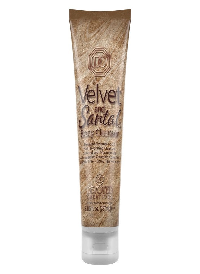 Devoted Creations Velvet and Santal Body Cleanser – Elevated Cashmere-Soft Skin Foaming Hydrating Body Cleanser - Image 1