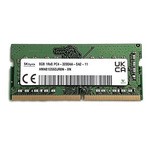 SK Hynix 8GB SODIMM DDR4 3200 PC4 1Rx8 HMA81GS6DJR8N-XN SO-DIMM Laptop RAM Memory for Dell HP Lenovo and Other Systems - Image 1