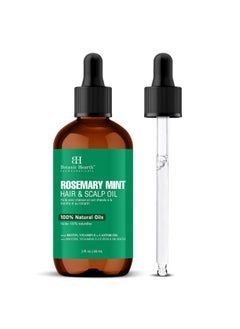 Botanic Hearth Botanic Hearth Rosemary Mint Hair & Scalp Strengthening Oil (2 fl oz) | Natural Hair Growth & Scalp Treatment | Nourishing & Strengthening Essential Oils for Thicker, Healthier Hair 