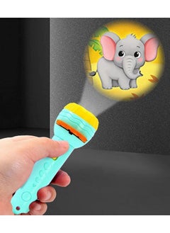Storio 3 Slide Projector Flashlight Torch with 24 Patterns, Including ABCD Alphabets, Animals, Fruits Slides - Enhances Learning and Play, Perfect Night Light Gift for 7-Year-Old Boys and Girls