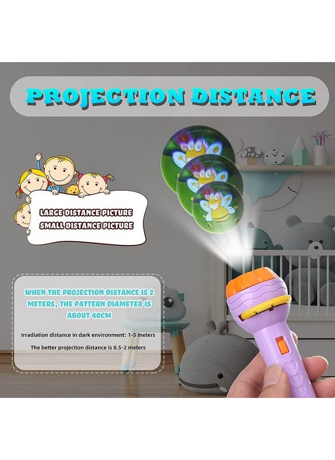 Storio - Storio 3 Slide Projector Flashlight Torch with 24 Patterns, Including ABCD Alphabets, Animals, Fruits Slides - Enhances Learning and Play, Perfect Night Light Gift for 7-Year-Old Boys and Girls - Image 1