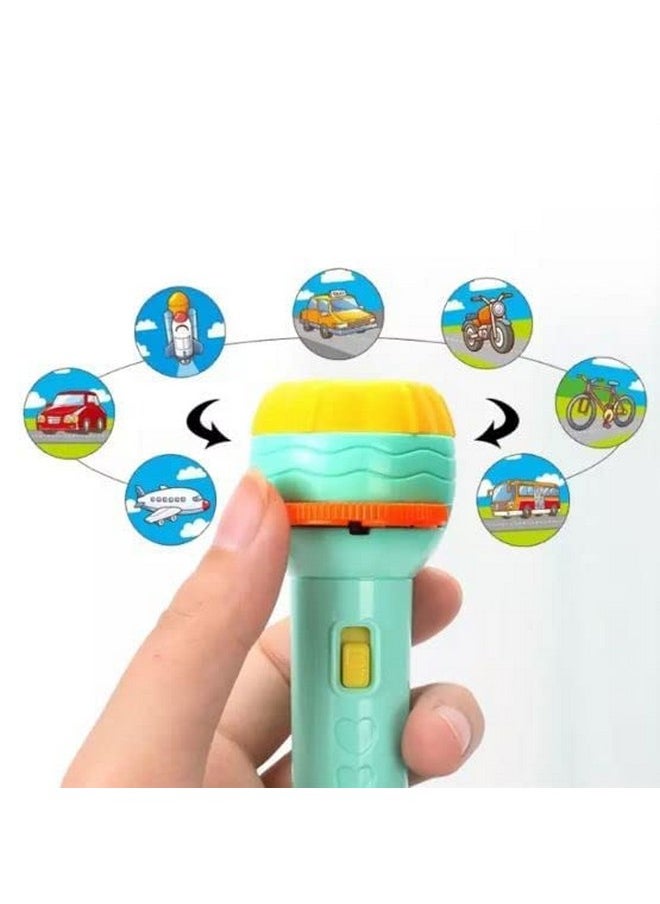 Storio - Storio 3 Slide Projector Flashlight Torch with 24 Patterns, Including ABCD Alphabets, Animals, Fruits Slides - Enhances Learning and Play, Perfect Night Light Gift for 7-Year-Old Boys and Girls - Image 1