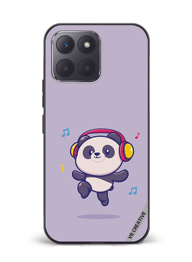 VR CREATIVE Protective Case Cover For Honor 70 Lite Panda With Headphone Design Multicolour - Image 1