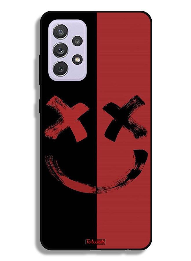 Tolwak Samsung Galaxy A72 5G Protective Case Cover Marshmallow Art Pattern - Image 1