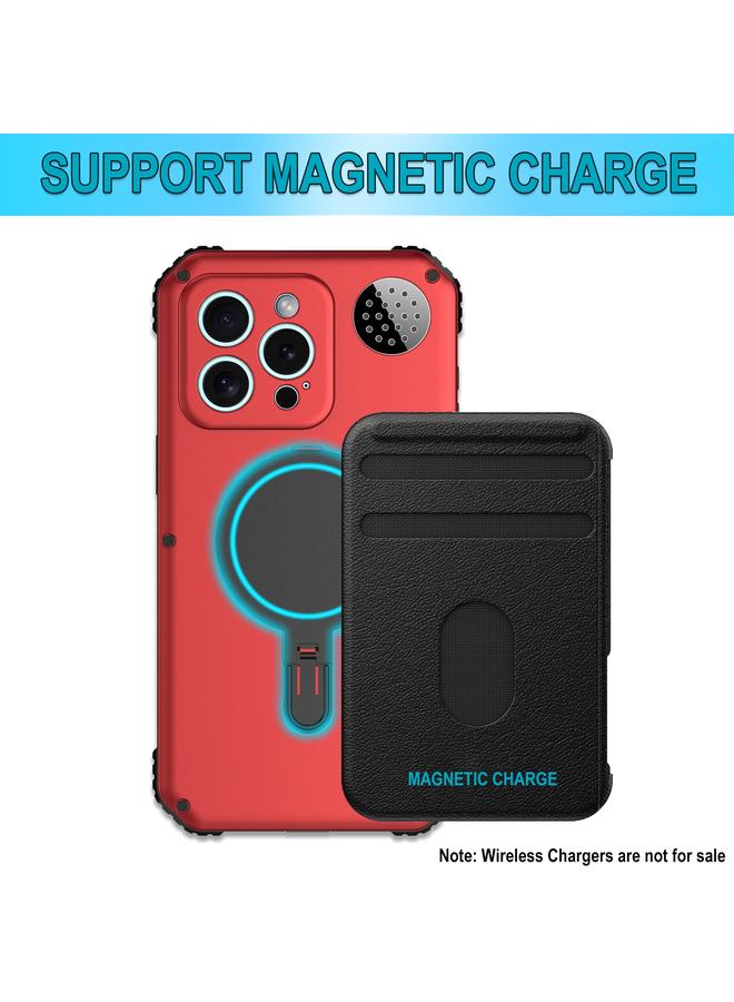 إيروريكس جراب لهاتف iPhone 15 مزود بحامل Aromatherapy MagSafe مقاوم للماء والصدمات - Image 4