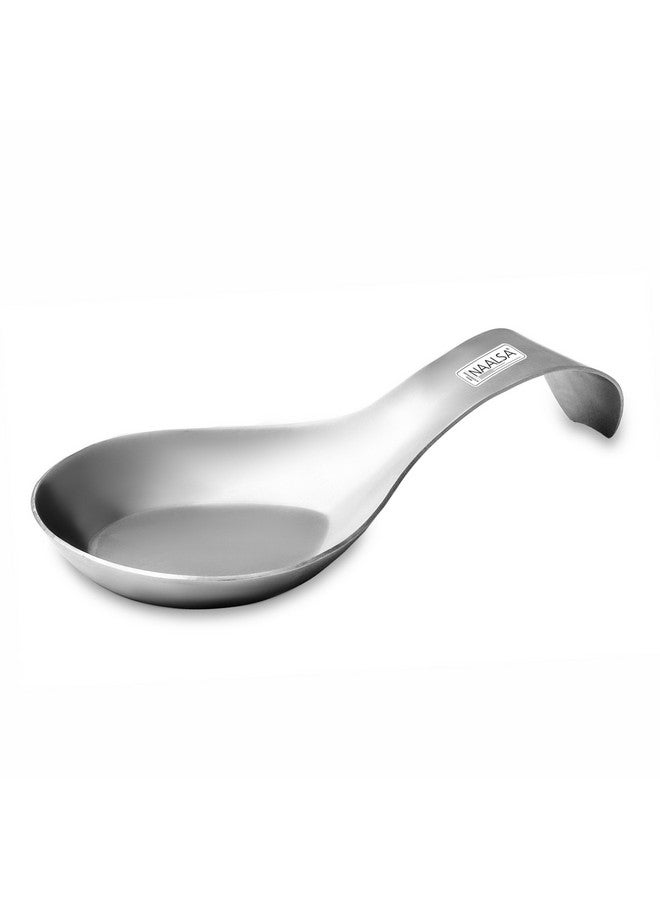 NAALSA CLEANTOP 1Pc Spoon Rest Stainless Steel for Home & Kitchen, Platform and Dining Table, Holding Messy Spoon While Cooking - Image 1