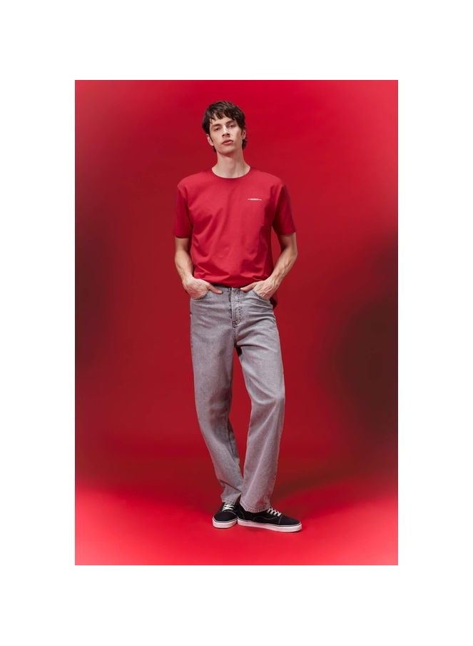 DeFacto Regular Fit Crew Neck Printed T-Shirt  - Image 2