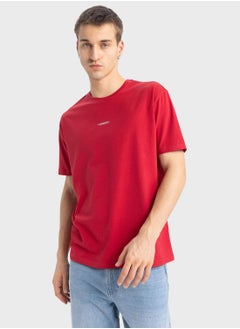 DeFacto Regular Fit Crew Neck Printed T-Shirt  - Image 3