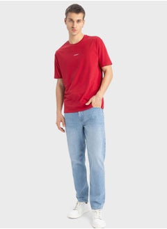 DeFacto Regular Fit Crew Neck Printed T-Shirt  - Image 5