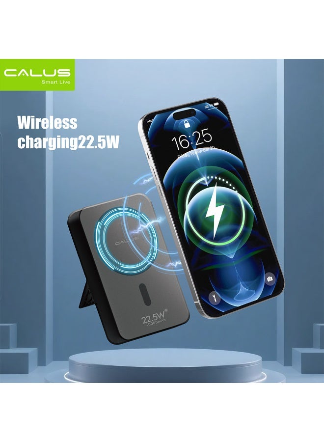كالوس Calus Fast 10 max استمتع بتجربة مستقبل الطاقة المحمولة مع حزمة الطاقة اللاسلكية CALUS FAST 10 MAX، وهو حل أنيق ومبتكر مصمم للشحن السلس أثناء التنقل. تم تصميم هذا الشاحن اللاسلكي بدقة، ويجمع بين أحدث التقنيات وسهولة الاستخدام العالية في حزمة مدمجة وأنيقة - Image 2
