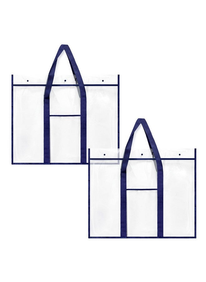 SpriteGru 2 Pack Bulletin Board Poster Art PVC Storage Pocket Chart with Accessories’ Pocket (30.5" x 24.8") - Image 1