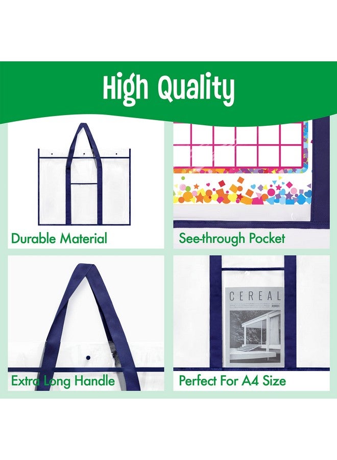 SpriteGru 2 Pack Bulletin Board Poster Art PVC Storage Pocket Chart with Accessories’ Pocket (30.5" x 24.8") - Image 3