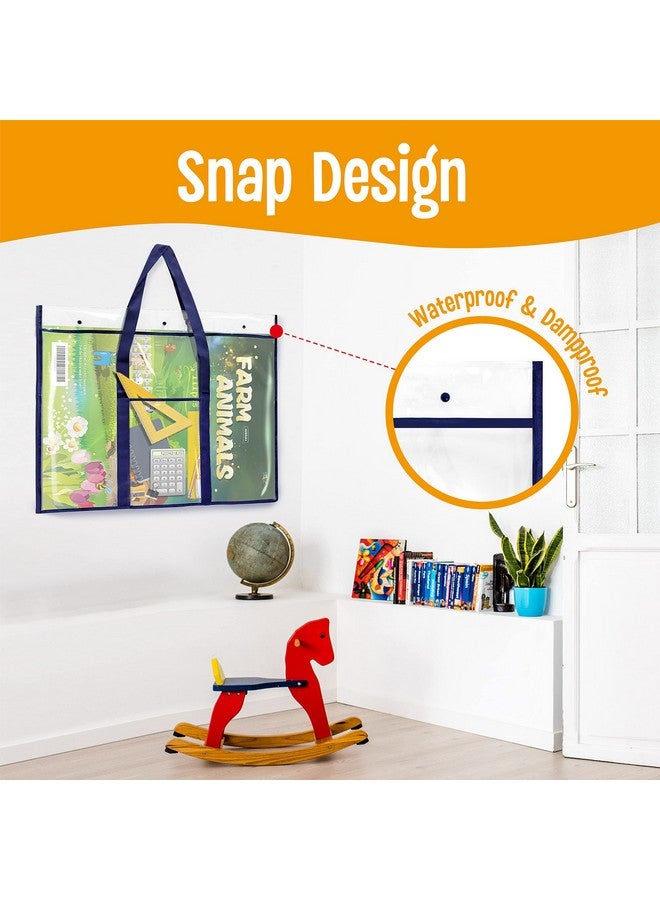 SpriteGru 2 Pack Bulletin Board Poster Art PVC Storage Pocket Chart with Accessories’ Pocket (30.5" x 24.8") - Image 5