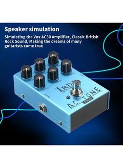 IRIN Mini Guitar Effect Pedal VOX AC30 Speaker Simulator Cabinet Simulator Guitar Effector Pedal Speaker Simulation for Guitar Bass - AC Tone Sound (Blue) - pzsku/Z76B6C6703DEAE07CB814Z/45/_/1732166861/6800f46f-ac14-4735-8542-965cb4db0fc0