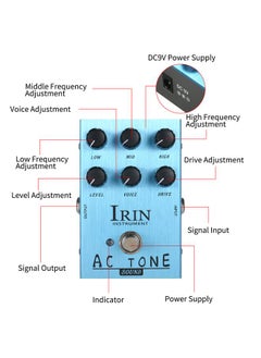 IRIN Mini Guitar Effect Pedal VOX AC30 Speaker Simulator Cabinet Simulator Guitar Effector Pedal Speaker Simulation for Guitar Bass - AC Tone Sound (Blue) - pzsku/Z76B6C6703DEAE07CB814Z/45/_/1732166871/6cd50b8f-3f5d-4269-a674-b599a70c3d31