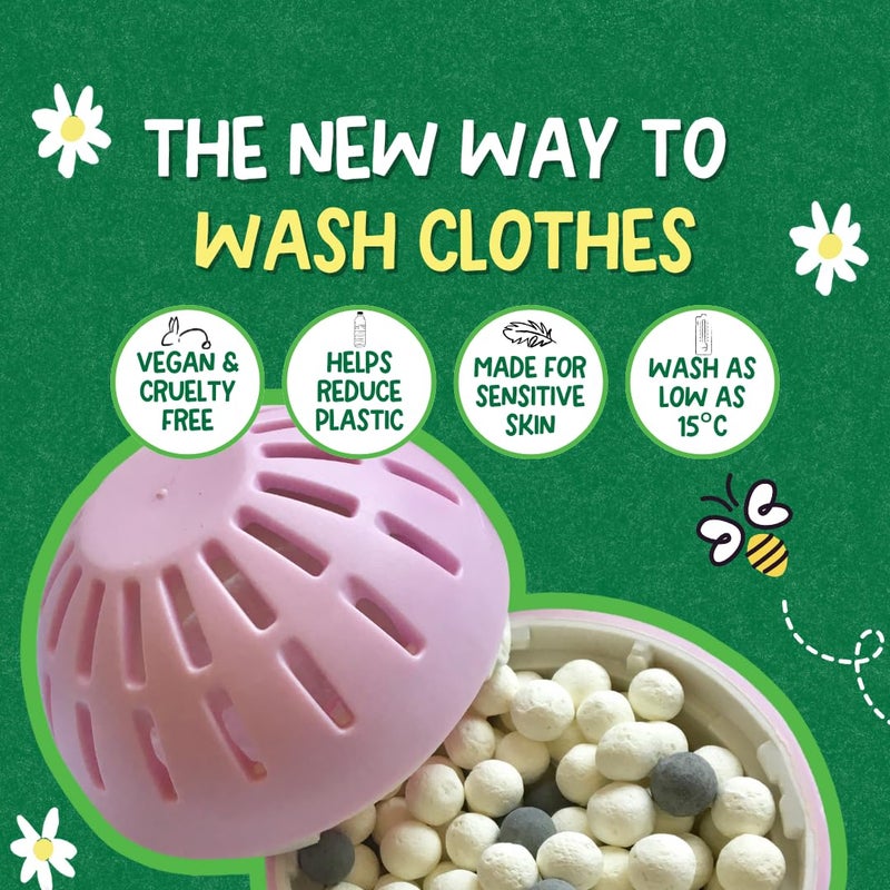 Ecoegg Laundry Egg â€“ Spring Blossom | 70 Loads Refillable Laundry Detergent | Non-Bio, Hypoallergenic, Eco-Friendly, Great for Sensitive Skin - Image 3