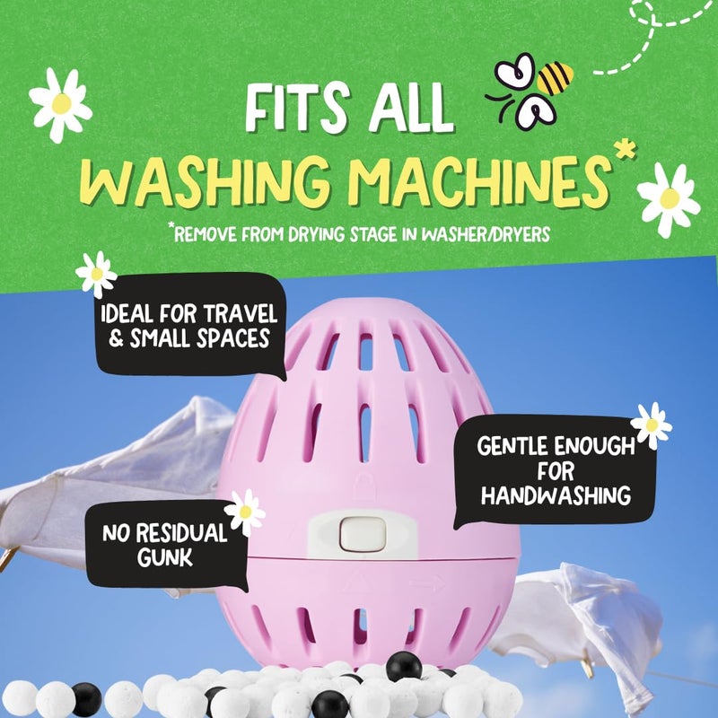 Ecoegg Laundry Egg â€“ Spring Blossom | 70 Loads Refillable Laundry Detergent | Non-Bio, Hypoallergenic, Eco-Friendly, Great for Sensitive Skin - Image 4
