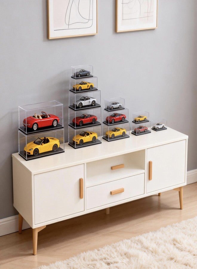 SVENJBB Model Car Display Case, 1:32 Scale Acrylic Display Box for Cars, Stackable Dustproof Storage Boxes for Collectibles, Figures and Memorabilia, 8 x 3.7 x 3.7 inch - Image 5
