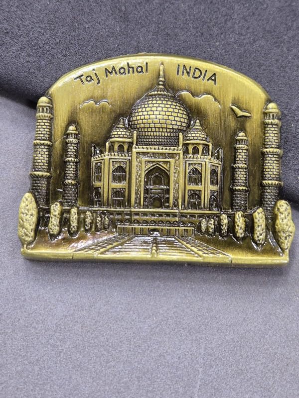 DT DECTONE Regular Metal Fridge Magnet, Taj Mahal India 3D Metal Magnet for Fridge, Study Table, Office Desk, Premium Gift, Best Home Dcor Item for Travel Enthusiasts, Handmade Crafted Magnet-TM1 - Image 5