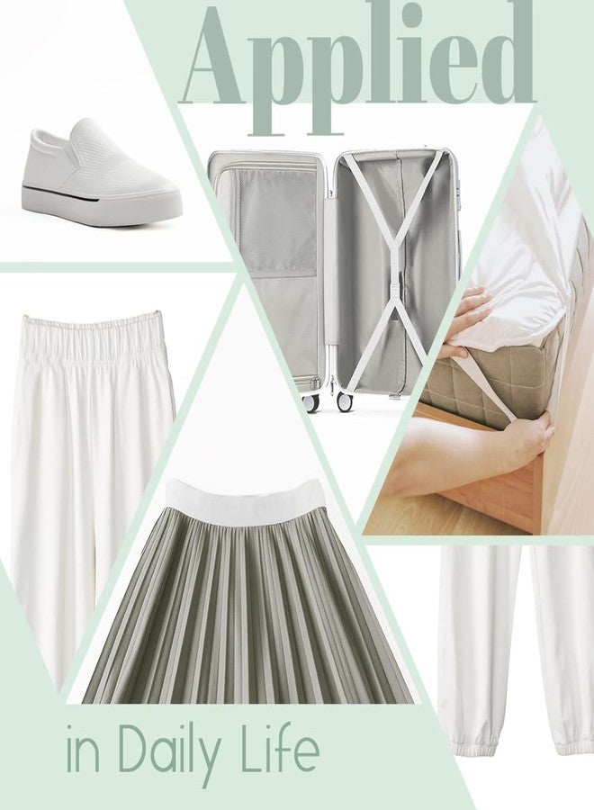 Dreamlover Elastic Bands for Sewing, White, 1 Inch x 12 Yard - Image 5