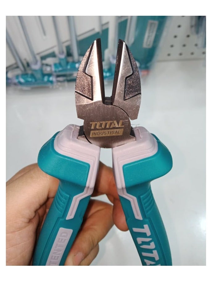 TOTAL Total 160mm Diagonal Cutting Pliers - 6-Inch Precision Tool with Anti-Rust Coating and Ergonomic Two-Color Handle  - Image 2