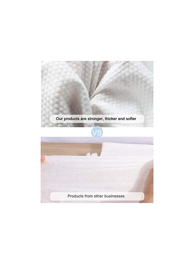 The Bros Disposable Bath Towels?white Disposable Guest Towels for Bathroom?50 Count?health and Safety ?spa and Salon Quality Softness? Hair Face Body Use?towels for Bathroom? Large Size:25.6IN11.8IN - Image 4