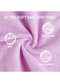softan Baby Washcloths, 24Pack Baby Wash Cloths Extra Soft & Ultra Absorbent, Baby Towels And Washcloths Face Towel Unisex For Boys Girls Face & Body, Washclothes Gentle On Sensitive Skin, 9''X 9''  - Image 2