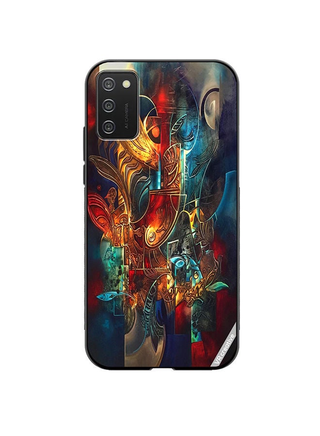 VR CREATIVE Protective Case Cover For Samsung Galaxy A02s Flower Design Multicolour - Image 1