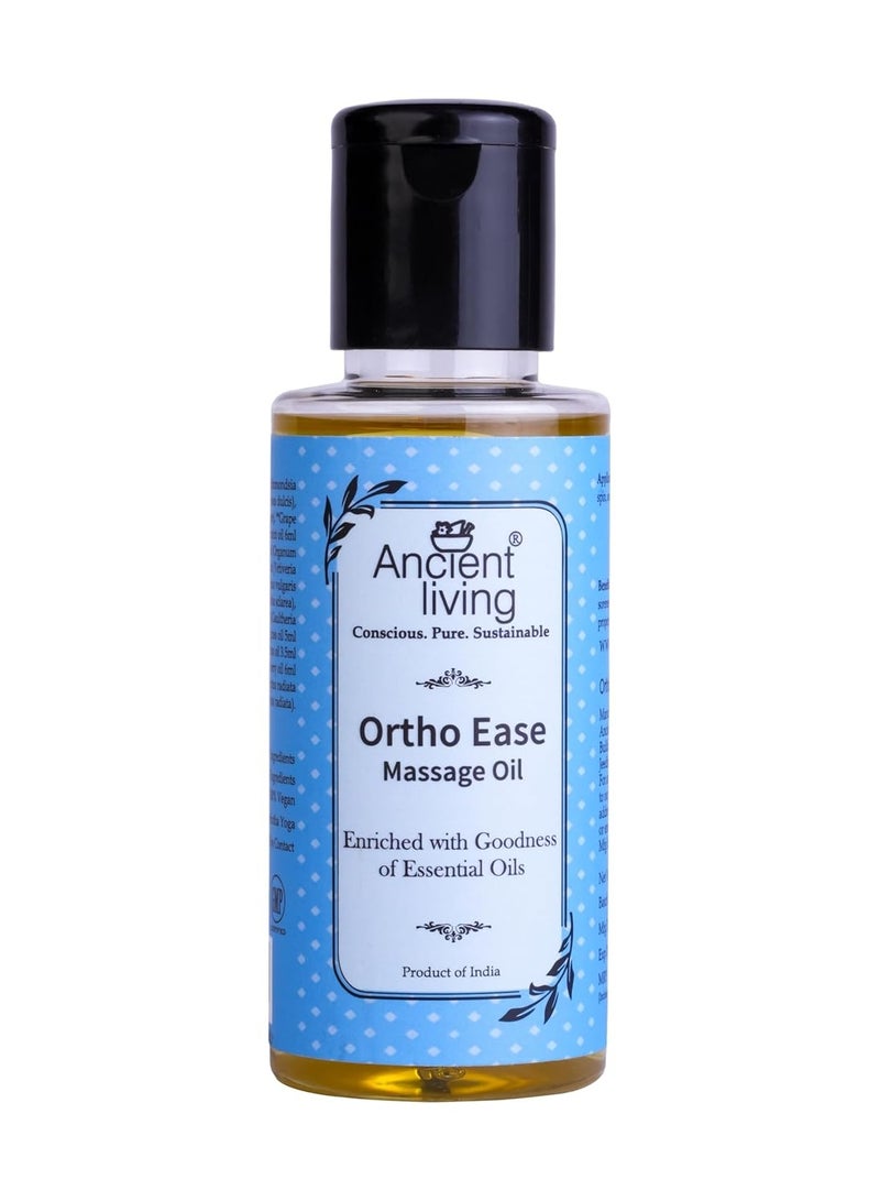 Ancient Living Organic Ortho Ease Pain Relief Massage Oil - 100 ml - Image 1