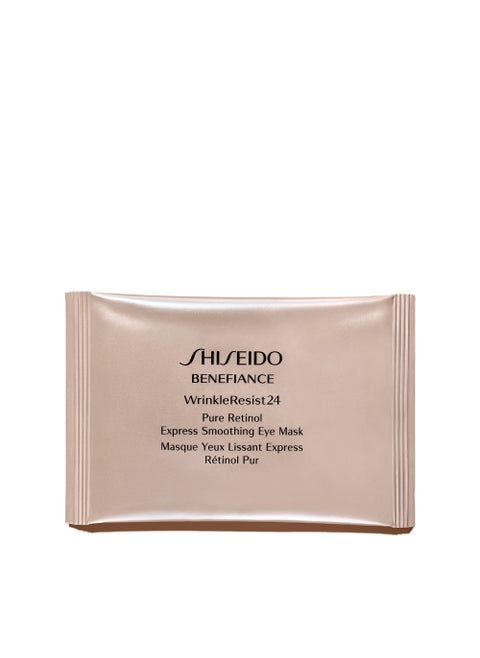 Shiseido Benefiance WrinkleResist24 - Pure Retinol Express Smoothing Eye Mask - 12 Sets of Two Eye Masks - Reduces Appearance of Wrinkles in 15 Minutes