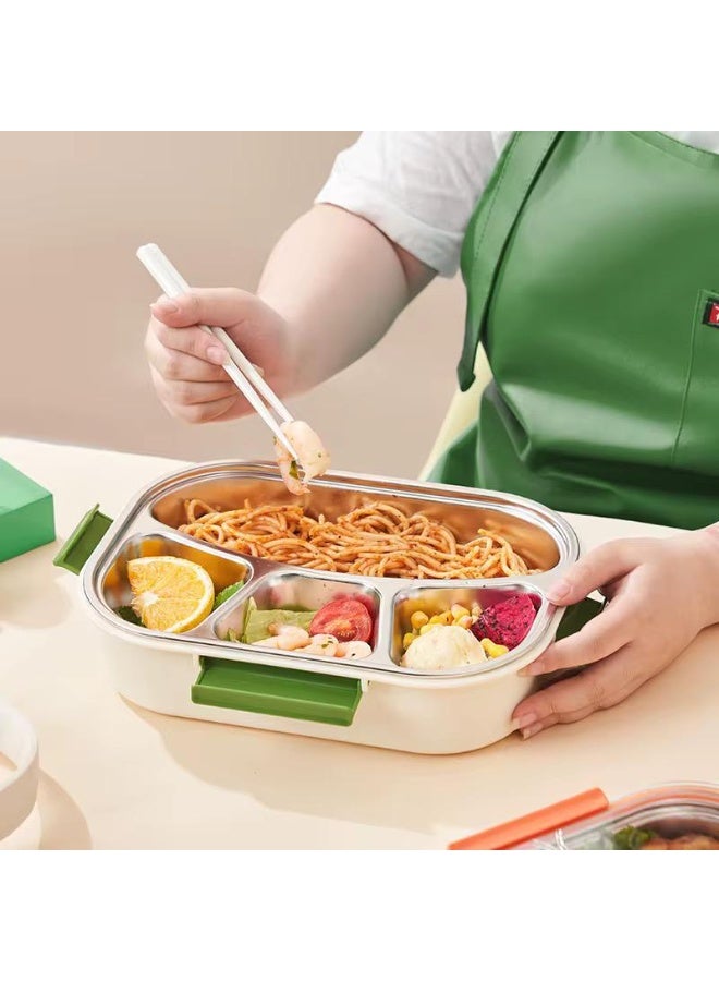 NEW ERA New Bear Family 2-Grid Stainless Steel Lunch Box - 800ml - Image 2