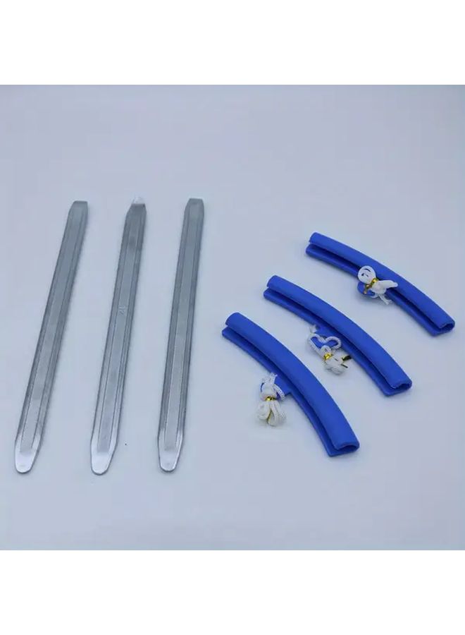 Motorcycle Tire Repair Kit 19 Pcs Steel Tire Lever Pry Bar Valve Core Tool - Image 4