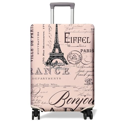 PtRug Travel Luggage Cover Suitcase Protector Fits 1832 Inch Wheel Covers PatternedTravel Related Items Flower Luggage Protector Elastic M - Image 1