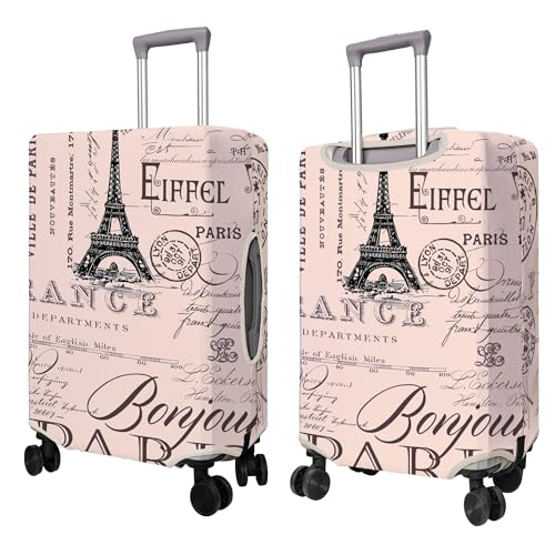 PtRug Travel Luggage Cover Suitcase Protector Fits 1832 Inch Wheel Covers PatternedTravel Related Items Flower Luggage Protector Elastic M - Image 3