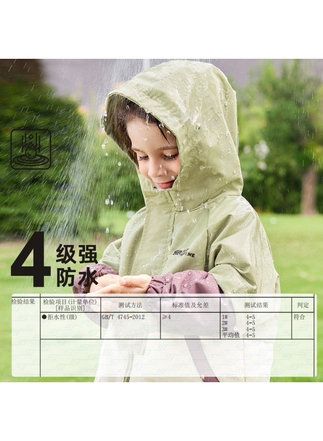 Doodle Home kids' Waterproof Windbreaker - Autumn Outdoor Jacket For Boys & Girls, Softshell Camping Coat - Image 3