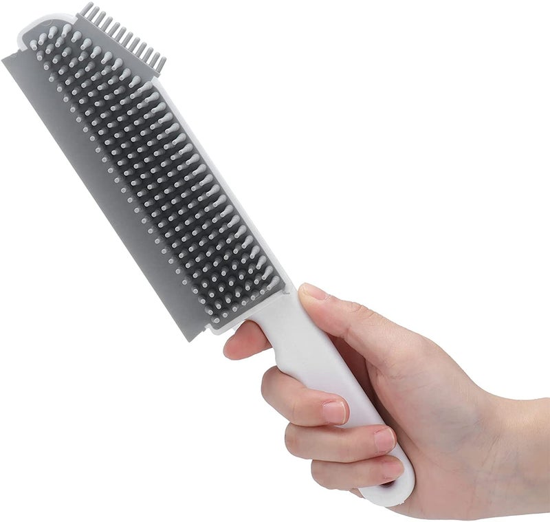 Citaaz Citaaz 1Pcs Multifunctional Cleaning Brush with Short Handle Floor Scrub Brush Tile Brush for Cleaning Bathroom Kitchen Floor and Wall