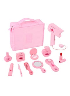 Children's Makeup Toy Wooden Cosmetic Bag Set Simulation Play House Girl Dressing Table Small Gift