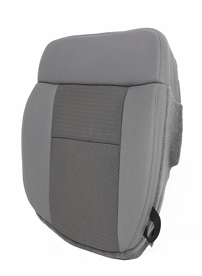NLQR Driver Side Bottom Seat Cover Replacement Cloth Gray Compatible with Ford F150 2004 2005 2006 - Image 1