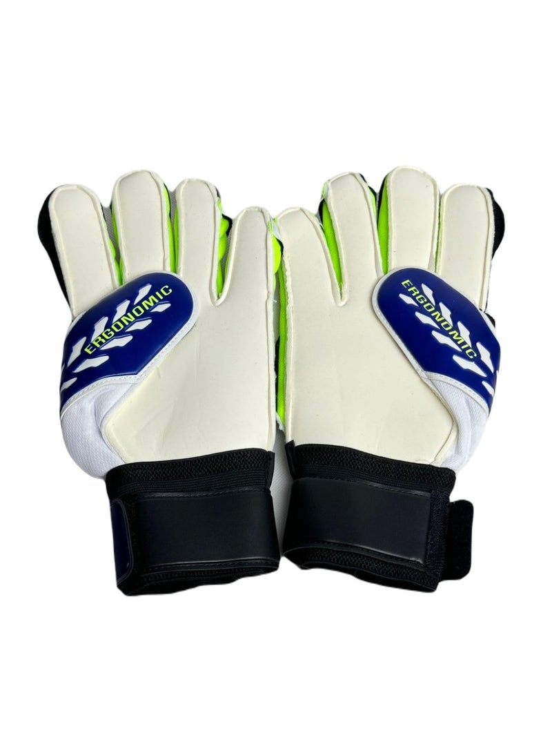 QSHOP QSHOP®Ultimate Premium Youth Goalkeeper Gloves, Soccer Goalie Gloves with Strong Palm Grip for Toughest Attacks and Savings with Double Wrist and Spine Protection for Fingers - Image 5