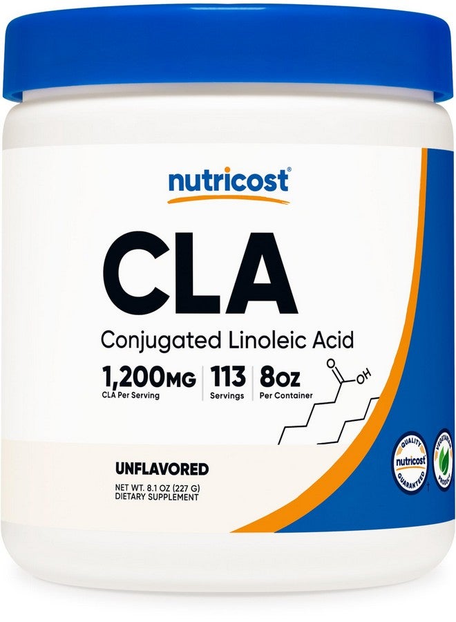 مسحوق Nutricost CLA (حمض اللينوليك المترافق) 8 أونصة (227 جم) - مكمل CLA خالٍ من الجلوتين وخالٍ من الكائنات المعدلة وراثيًا - Image 1