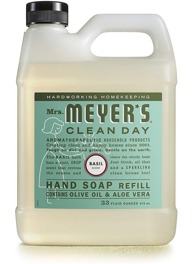 Mrs. Meyer's Clean Day Liquid Hand Soap Refill Scent Variety Pack (Lemon Verbena + Lavender + Basil)  - Image 4