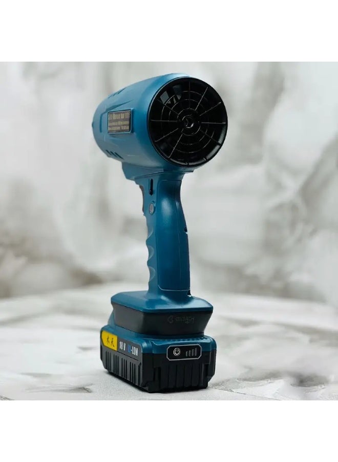 Macon High-Speed Cordless Handheld Blower & Air Duster, 70mm Ducted Fan (18V Li-Ion Compatible), Multi-Use Electric Fan - Image 2