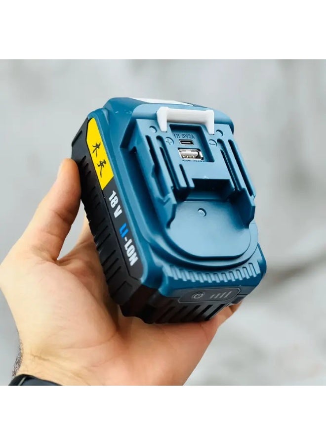 Macon High-Speed Cordless Handheld Blower & Air Duster, 70mm Ducted Fan (18V Li-Ion Compatible), Multi-Use Electric Fan - Image 4