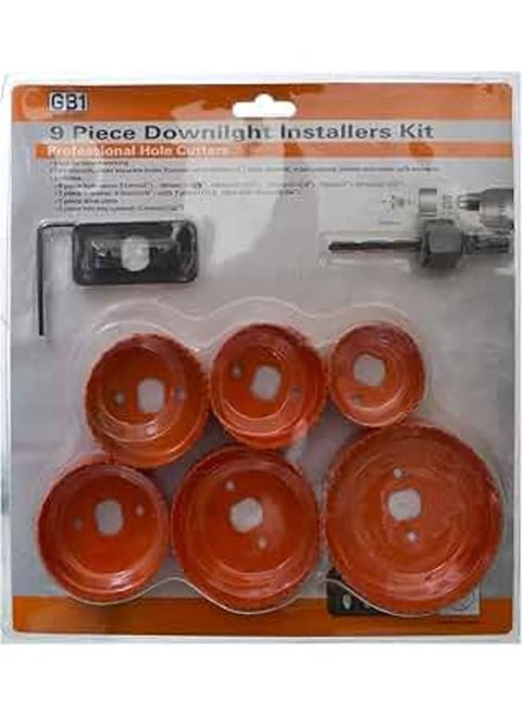 BOSKY 9-Piece Countersink Bit Set (51 - 60 - 64 - 70 - 76 - 89)