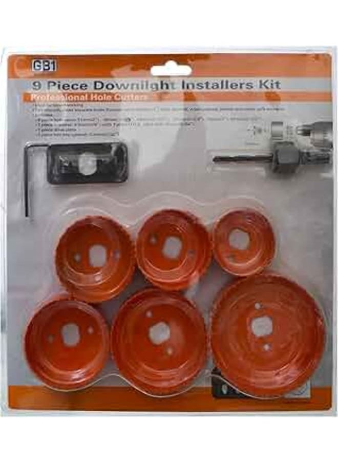 BOSKY 9-Piece Countersink Bit Set (51 - 60 - 64 - 70 - 76 - 89)