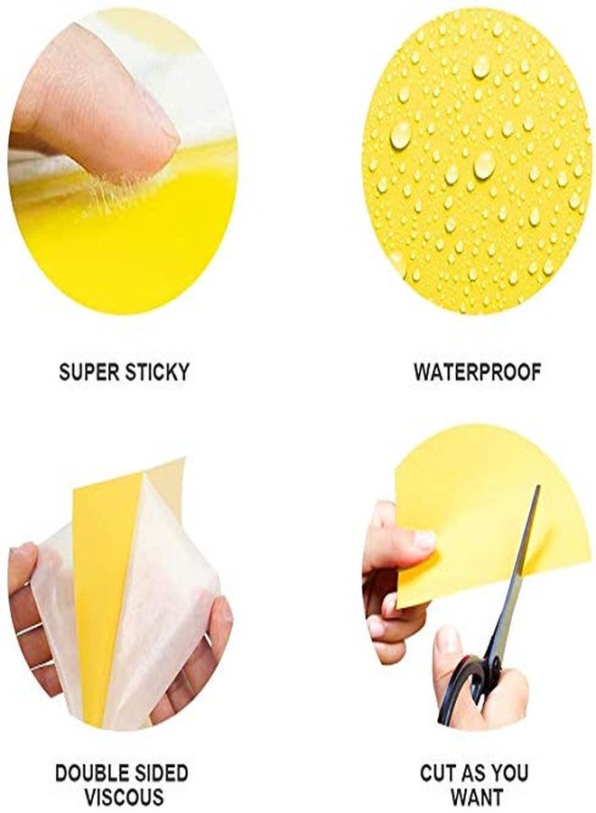 Gideal 20-Pack Dual-Sided Yellow Sticky Traps for Flying Plant Insect Such as Fungus Gnats, Whiteflies, Aphids, Leafminers,Thrips - (6x8 Inches, Included 20pcs Twist Ties) - Image 3