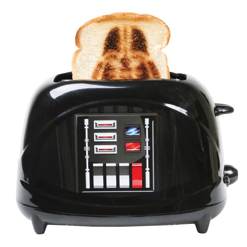 Uncanny Brands Star Wars Darth Vader TwoSlice Empire Toaster 