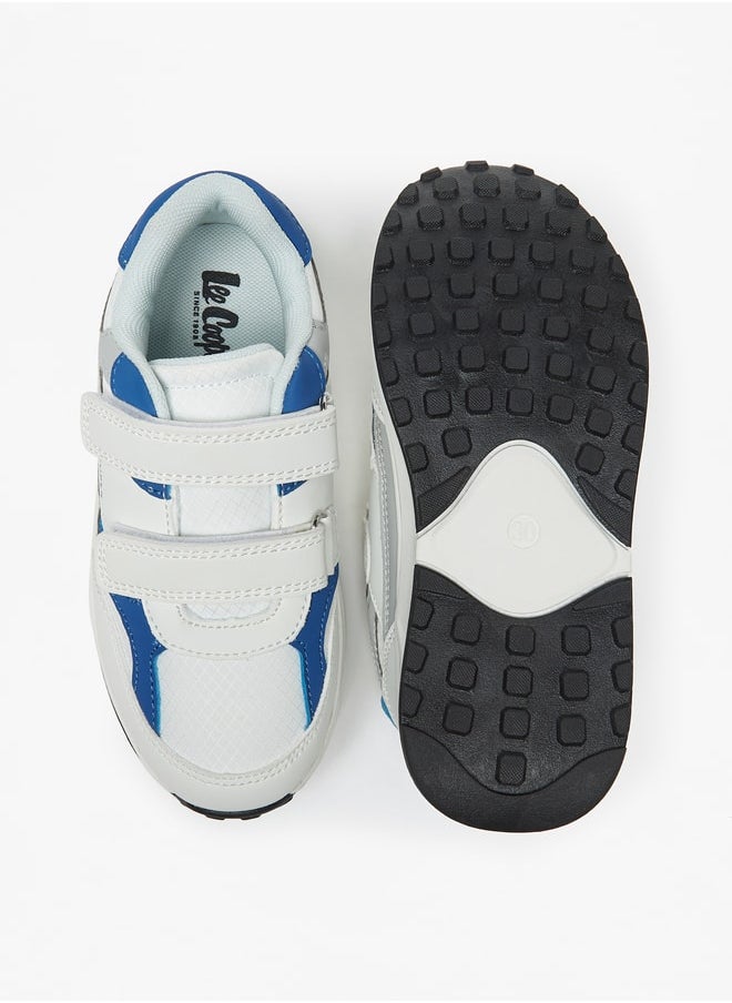 Lee Cooper - Boys' Colourblock Sports Shoes With Hook And Loop Closure - Image 1