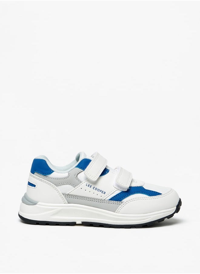 Lee Cooper - Boys' Colourblock Sports Shoes With Hook And Loop Closure - Image 1