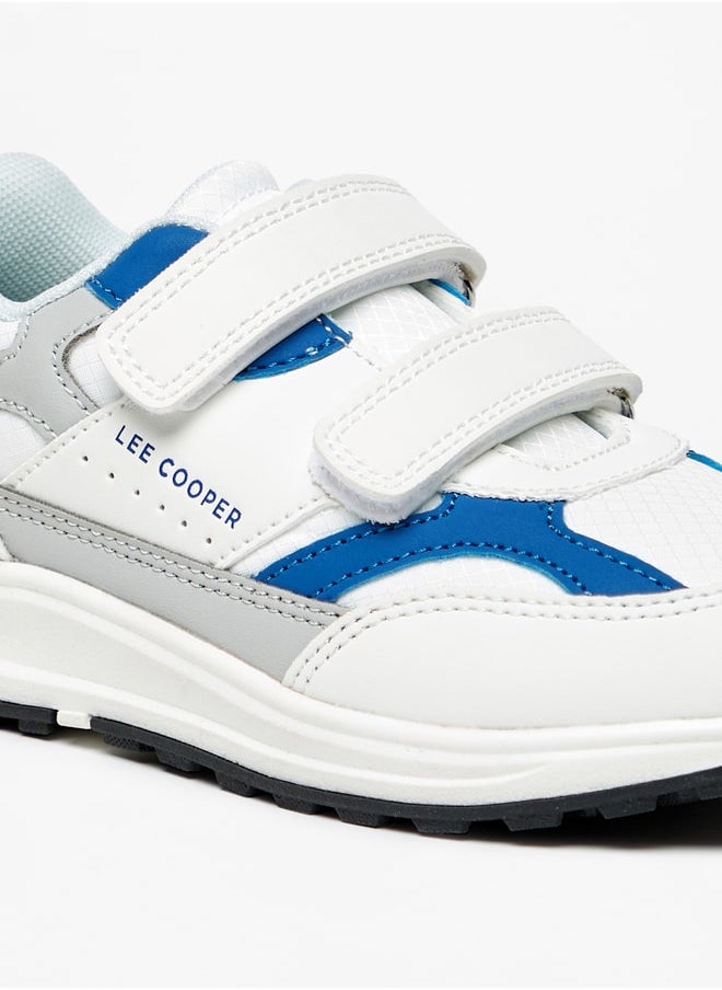 Lee Cooper - Boys' Colourblock Sports Shoes With Hook And Loop Closure - Image 1